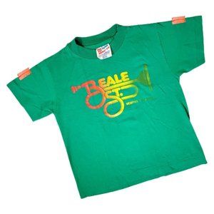 vintage 90s Beale Street green baby tee